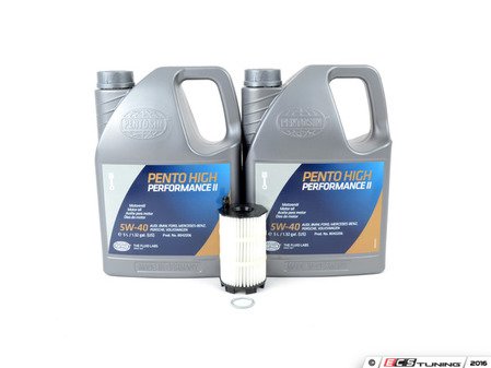 ES#250227 - C6A6BVJSK5-40 - ECS Tuning Oil Service Kit - Includes 10 Liters Pentosin 5w-40 Synthetic 502 rated motor oil, oil filter, and drain plug sealing washer - Assembled By ECS - Audi