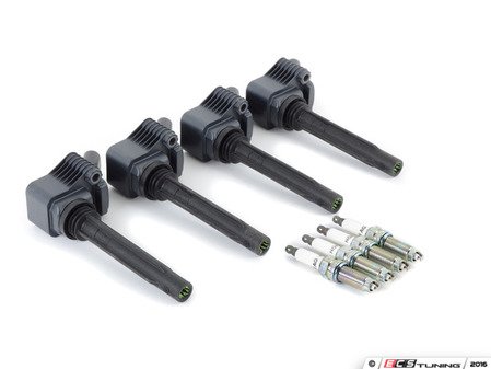 ES#3137600 - 06j905110eKT2 - Ignition Service Kit - Includes new coils and plugs to keep your engine running smoothly. Featuring NGK spark plugs. - Assembled By ECS - Volkswagen