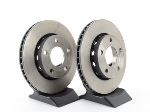 ES#3184286 - 8d0615601dkt4KT - Rear UV Coated Brake Rotors - Pair (256x22) - Features Brembo's special UV paint treatment that guarantees superior corrosion resistance. - Brembo - Audi