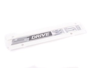 ES#1305185 - 51147221375 - Model Emblem - S Drive 35I - Genuine BMW - BMW