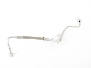 ES#3176171 - 06D145778CKT1 - Turbo Oil Line Kit - Feed  - Connects the oil filter housing to the top of the turbo - Includes banjo bolts & sealing washers - Assembled By ECS - Audi