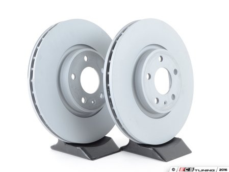 ES#3162565 - 8R0615301CKT2 - Front Brake Rotors - Pair (320x30) - Restore your stopping power - Zimmermann - Audi