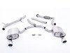 ES#3176662 - SSXAU616 - Cat-Back Exhaust System - Non-Resonated - 2.76" stainless steel with dual GT100 polished tips - Milltek Sport - Audi