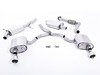 ES#3176667 - SSXAU608 - Cat-Back Exhaust System - Resonated - 2.76" stainless steel with dual GT100 polished tips - Milltek Sport - Audi