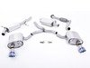 ES#3176665 - SSXAU610 - Cat-Back Exhaust System - Resonated - 2.76" stainless steel with dual GT100 burnt titanium tips - Milltek Sport - Audi
