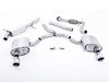 ES#4159848 - B9A4SEMIRESONATE - Cat-Back Exhaust - Semi Resonated - 2.76" stainless steel with your choice of tip style - Milltek Sport - Audi