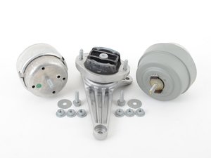 ES#2765670 - 8E0399105HPKT1 - Complete Drivetrain Mount Kit - Includes all drivetrain mounts and securing hardware - Assembled By ECS - Audi