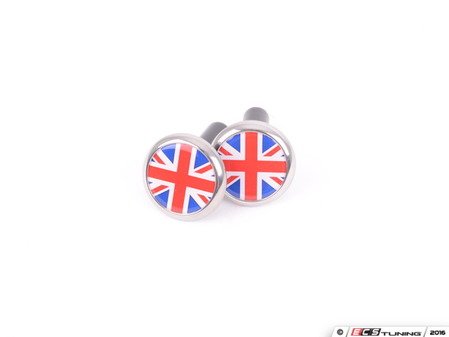 ES#2998862 - 82292406336 - Door Pin Set - Union Jack - Add some MINI style to your stock door lock pins - Genuine MINI - MINI