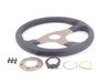 ES#3060357 - TUN35BK0S - MOMO Tuner Steering Wheel - Anthracite Spoke 350mm - Customize your driving experience with this fine leather steering wheel - MOMO - Audi BMW Volkswagen Mercedes Benz MINI Porsche
