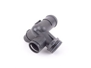 ES#3139063 - 06D121132C - Coolant Hose Flange  - Located rear engine, this flange houses the temp sensor - Hudson - Audi