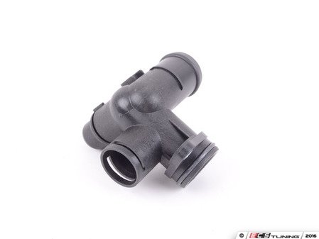 ES#3139063 - 06D121132C - Coolant Hose Flange  - Located rear engine, this flange houses the temp sensor - Hudson - Audi