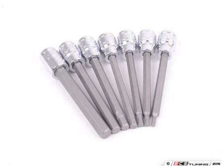 ES#2938250 - ATD13787 - 7Pc. Extra Long Metric Hex Set 3/8" Drive - Hex headed bolt are everywhere on modern cars. Be prepared with this complete set. - ATD Tools - Audi BMW Volkswagen Mercedes Benz MINI Porsche