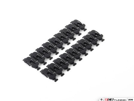 ES#3170900 - 8t0853909AKT - Side Blade Securing Clip Set - A full set of securing clips for both rocker panel side blades - Genuine Volkswagen Audi - Audi