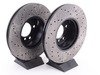 ES#3034970 - 34116792219CD - Cross-Drilled Brake Rotors - Front (312x24) - This design removes performance robbing outgas and material dust caused by braking - StopTech - BMW