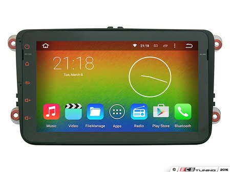 ES#3162652 - 021488BRP03 - 8" Android DVD Multimedia System - No Knobs - (NO LONGER AVAILABLE) - Features a quad-core processor running Android 5.1.1 making it one powerful plug and play radio upgrade! - Bremmen Parts - 
