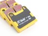 ES#520698 - DP4104R - YellowStuff Performance Brake Pad Set - EBC's premium sport street pad that offers high friction levels and heat fade resistance - EBC - Porsche