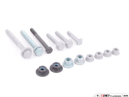 ES#1135 - ECSCABNKVII - Front Control Arm Hardware Kit - Per Side - Includes all of the front control arm securing hardware for one side - Assembled By ECS - Audi