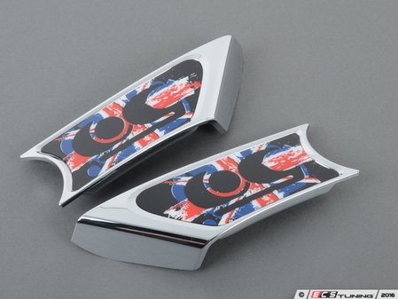 ES#1834306 - 51132162792 - MINI United 50 Years Side Scuttle Set - Priced As Set - Add the commemorative 50 years faded Union Jack - Genuine MINI - MINI