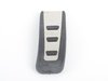 ES#2556937 - 8K1064200 - Pedal Set - Aluminum  - Includes the brushed aluminum throttle, clutch and brake pedals - Audi Zubehor - Audi