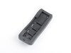 ES#2556937 - 8K1064200 - Pedal Set - Aluminum  - Includes the brushed aluminum throttle, clutch and brake pedals - Audi Zubehor - Audi