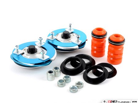 ES#3149883 - 193616-3L - Stage 3 Camber Plates - Track - Easily adjust front camber for the first time, with additional toe adjustment - installs in place of stock strut mounts. Intended for high performance competition use. - KMAC - BMW