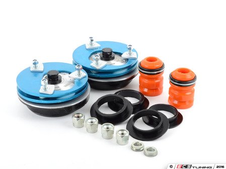 ES#3149870 - 193316-3L - Stage 3 Camber Plates - Track - Easily adjust front camber for the first time, with additional toe adjustment - installs in place of stock strut mounts. Intended for high performance competition use. - KMAC - BMW