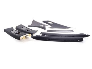 ES#2992575 - 51437902933KT - A-B-C Pillar Cover Kit - Black - Includes left and right A, B, and C pillars - Genuine BMW - BMW