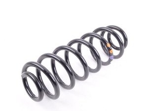 ES#343322 - 3C0511115AG - Rear Coil Spring - Priced Each - Factory replacement rear spring. 1 white/1 lilac/2 orange paint marks. - Genuine Volkswagen Audi - Volkswagen
