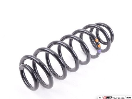 ES#343322 - 3C0511115AG - Rear Coil Spring - Priced Each - Factory replacement rear spring. 1 white/1 lilac/2 orange paint marks. - Genuine Volkswagen Audi - Volkswagen