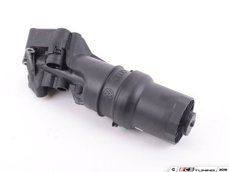 ES#2084869 - 07K115397E - Oil Filter Base Housing - Engine block mounted housing which holds the engine oil filter - Genuine Volkswagen Audi - Volkswagen