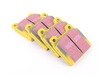 ES#520695 - DP4103R - YellowStuff Performance Brake Pad Set - EBC's premium sport street pad that offers high friction levels and heat fade resistance - EBC - Porsche