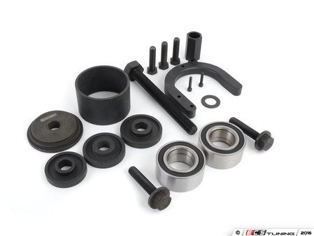 ES#3188128 - 000576sch01akt3 - B6/B7 Quattro Rear Wheel Bearing Service Kit - Includes Schwaben service tool, wheel bearings, and hardware to conveniently replace both rear wheel bearings on your B6/B7 quattro - Assembled By ECS - Audi