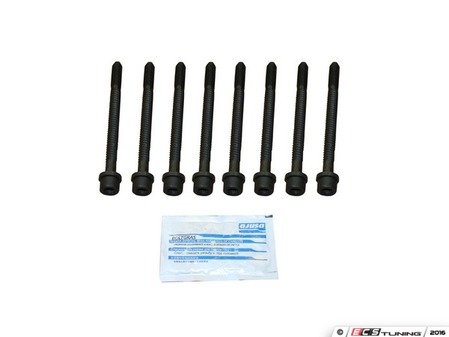 ES#2800413 - 078103385J - Cylinder Head Bolt Set - Set of 8 cylinder head torque-to-yield bolts. 16 bolts (two sets) needed if you're reinstalling both cylinder heads. - Ajusa - Audi