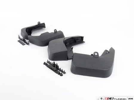 ES#2785522 - 8v5075111kt - Front & Rear Splash Guard Kit - Includes front & rear splash guards with retaining hardware to stop debris from being thrown into your vehicle. - Genuine Volkswagen Audi - Audi
