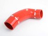 ES#3184619 - FMINDMK7REDKT - Gloss Carbon Fiber Cold Air Intake System - Red Hose - Draw in colder, denser air for stronger, more efficient combustion - Forge - Audi Volkswagen