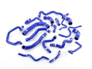 ES#2739903 - FMKC5R32B - Silicone Coolant Hose Kit - Blue Hoses - Improves performance, durability, along with providing a cleaner look - Forge - Volkswagen