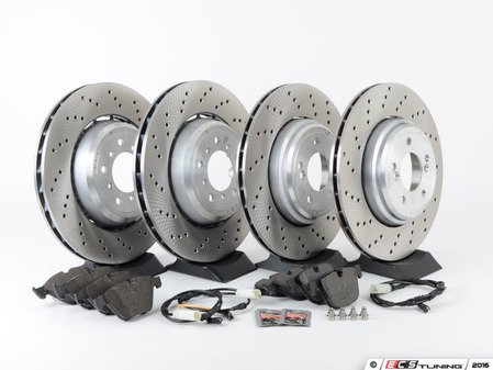 ES#3136155 - 3411k2283802KT -  Front & Rear Brake Service Kit - Everything you need to service your brakes in one kit. Featuring Zimmermann rotors and ECS DD23 "Daily Driver" ceramic pads. - Assembled By ECS - BMW