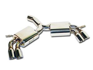 ES#11856 - cb100044 - Quad Tip 3" Cat-Back Exhaust - Fully polished 3" system with quad angle cut tips - APR - 
