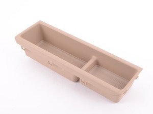 ES#86854 - 51168217929 - Storage Tray - Beige - Snap in storage tray located in the center console - Genuine BMW - BMW