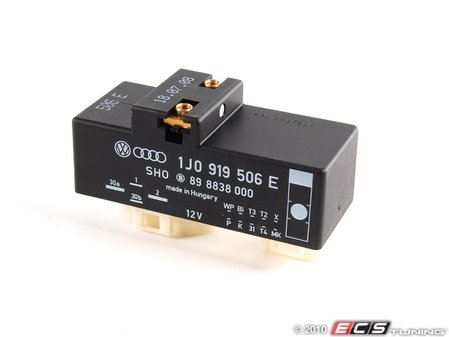 ES#3971029 - 1J0919506E - Auxiliary Fan Control Unit - 1 large 4 pin connector and 1 small 10 pin connector - Meyle - Audi Volkswagen