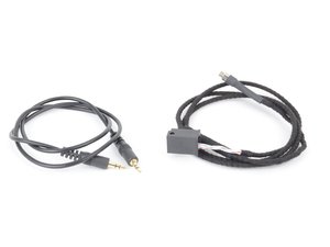 ES#3171111 - 82110153367KT - Aux Input Cable Retrofit And Jack Kit - (NO LONGER AVAILABLE) - For installing auxiliary line in the MINI audio system and cable to connect to your 3.5mm device, New Part  es4446054 - Genuine MINI - 
