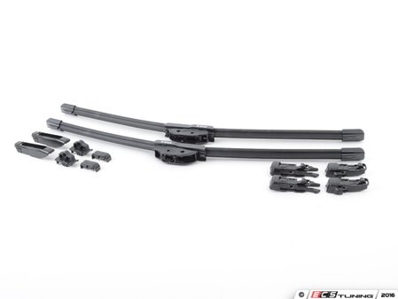 ES#3137064 - 1C1955425DKT - SI-Tech Silicone Wiper Blade - Set - Featuring durable silicone construction - PIAA - Audi Volkswagen