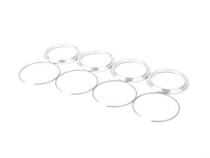 ES#3138055 - bbsx0923607kt - BBS PFS Ring - Set of Four  - 82mm OD 66.6mm ID. Includes four PFS rings and four PFS retaining clips - BBS - Audi