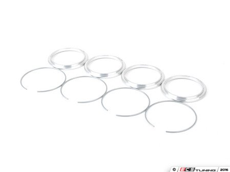 ES#3138055 - bbsx0923607kt - BBS PFS Ring - Set of Four  - 82mm OD 66.6mm ID. Includes four PFS rings and four PFS retaining clips - BBS - Audi