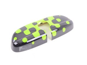 ES#2714982 - 51162353312 - Vivid Green Cover Rearview Mirror - Attaches to the back of the center mirror - Genuine MINI - MINI