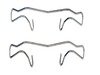 ES#3190988 - HW13923 - Front Anti-Rattle Clip - Pair - Avoid braking vibrations with this set of anti-rattle clips - Dorman - Audi Volkswagen