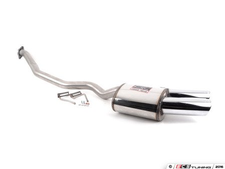 ES#3026172 - 789146-789126 - Supersprint Performance Mufflers - Round Tips - A more free flowing option - for use with the factory resonator forward - Supersprint - BMW