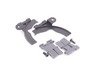 ES#322797 - 1K9898912A - Sunshade Guide Set - Includes both guide pieces with hardware - Genuine Volkswagen Audi - Audi Volkswagen