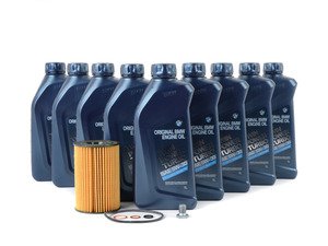 ES#2796072 - 11427640862KT4 - Genuine BMW Oil Change Kit / Inspection I - Everything you'll need to do a basic oil change including Genuine BMW synthetic oil and a German-made Mahle oil filter - Assembled By ECS - BMW