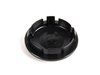 ES#248932 - 7L6601149BRVC - 70mm Center Cap - Priced Each - Black / Anthracite - Genuine Volkswagen Audi - Volkswagen